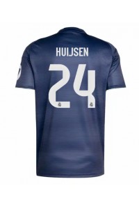 Real Madrid Dean Huijsen #24 Voetbaltruitje Uit tenue 2025-26 Korte Mouw